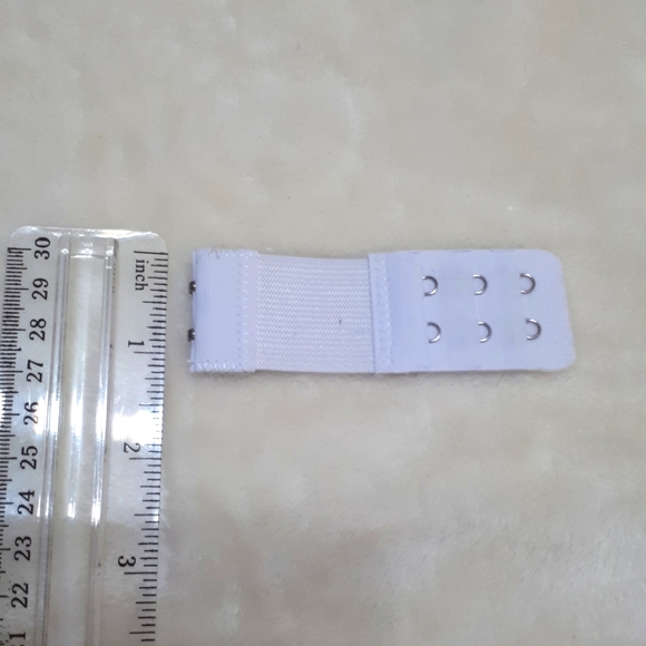 White Bra Back Strap Extender Set - Picture 2 of 3